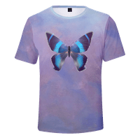 Leptir crtić cool okrugli vrat koji odgovara porodičnoj košulji majice