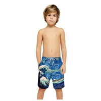 Dječaci plivaju debla dječaci djeca 3d Print Swim kupaći kožer Plaža Kratke hlače QuickDry Swimtrunk