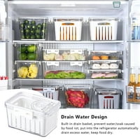 Kontejner za skladištenje hrane hladnjaka sa poklopcima