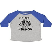 Inktastic Moj ujak je policajac i herojski poklon mališani majica majica ili majica mališana