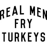 Cafepress - Pravi muškarci Fry Turkeys - OZ Keramička krigla - Novelty Coffee Čaj za čaj