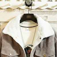 Leey-World Winter-ov kaputi za muškarce muške jesenje i zimskog kaputa jakna velika solid boja labavi