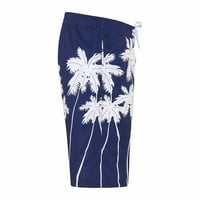 Muški tropski print Swim Hratke za kupanje kupaći kunk nacrtavanje trunka Y2K kratke hlače Ljeto Brze sušenje plaže na plaži Sportske kratke hlače tamnoplava m