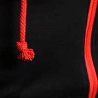 Njoeus Muški tanak Opremljen puni zip duksevi jakna lagana ležerna sportska dukserica proljetni kaput s dugim rukavima s džepovima crtež