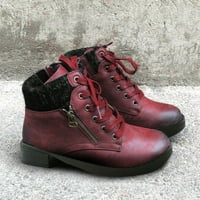Čizme za ženske kratke čizme patentne cipele sa cipelama