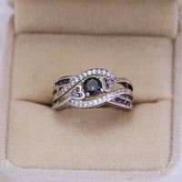Prsten za žene Moda Izvrsni ljubičasti Zircon Angažiranje nakita pokloni Ženski prsten