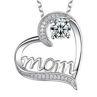 Pgeraug pokloni za žene Bakrena ogrlica Love Smart ogrlica za Valentinovo nakit mama ogrlica za projekciju