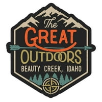 Beauty Creek Idaho Veliki na otvorenom dizajnira naljepnicu vinilne naljepnice
