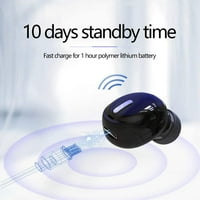 Eastjing Mini in-Ear 5. Bluetooth slušalice HIFI bežične slušalice sa mikrofonskim slušalicama za sve telefone za sve telefone
