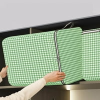 JPGIF Green HoundStooth torba za pohranu Veliki kapacitet preklopna odjeća prijenosna garderoba sortiranje odjeće Bo s ojačanim ručicama za kućište za dom