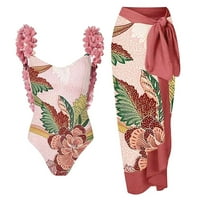 Ženski kupaći kostimi s odgovarajućim poklopcem UPS Boho Vintage cvjetni seksi bikini setovi visoko