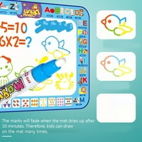 Labymos 100 * Crtanje tkanine igračke za djecu Doodle tkanina doodle mat skice mat boje edukativna igračka