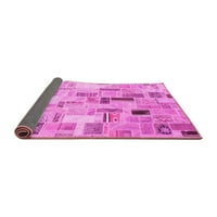 Ahgly Company u zatvoreni kvadratni patchwork ružičasti prelazne prostirke, 6 'kvadrat