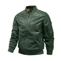 SNGXGN muške jakne od flanela plaid flanel majica jakna za muškarce, vojska zelena, veličina XL