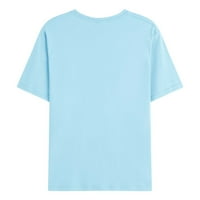 PEDORT T majice za majicu za muškarce Polo Muške - kratki rukav Crew Crt Mekani opremljeni Tees Fresh Classic Thirts Light Blue, XL