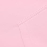 Duks za žene Grafički trendy Ženska jesenska zimska dukserica Duks pulover dugih rukava udobne ružičaste