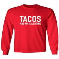 Tacos su moja majica dugih rukava za valentinu