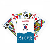 Južna Koreja Country Love Score Poker igračka karta Inde