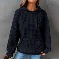 Jesenske košulje za ženske dukseve za ženske pultene kasuta, pulover s kapuljačom, duksevi s kapuljačom Y2K vrhovi odjeće