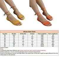 Tenmi ženske ravne sandalne udobne sandale Ljetne haljine cipele za cipele pralene cipele dame dame