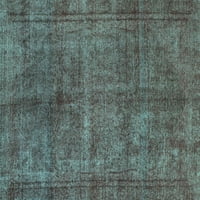 Ahgly Company Indoreni pravokutnik Sažetak tirkizno plava modernih prostirki, 2 '5'