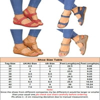 Ženske ljetne kaznene sandale sandale otvorene nožne cipele na plaži za odmor cipele veličine 4,5-9,5