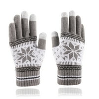 Zimske rukavice Žene Mekane hladno vrijeme Prozračne božićne rukavice, za jahanje Runnng Workout Riječenje