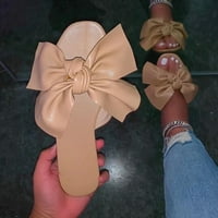 Sandale za ženske čišćenje ispod 10 dolara, AXXD Ženske cipele Početna Papuče Otvorene nožne prste udobnosti Unutarnje plišane ravne papuče za nove trendove Bež 8