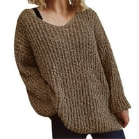 Džemper za žene Ležerne prilike Ležerne prilike s dugim rukavima seerserker pletene pulover džemper