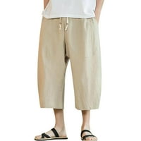 Košarkaške kratke hlače Muškarci Capri hlače Baggy harem hlače nacrtaju joga hlače na plaži Bež