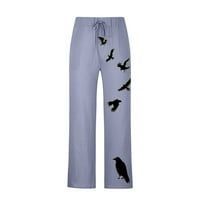 Zunfeo Muške ljetne hlače - Ležerne prilike udobne pantalone Široko-noge hlače sa džepovima zadivljujuće