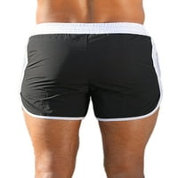 Gr Grianlook muške kratke hlače od pune boje ljetne hlače visoke strukske dno muškarci klasične fit