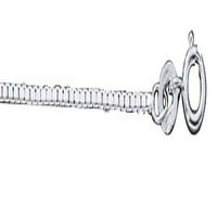 Sterling Silver 18 Bo lančani 3D ogrlica velikog borovog konusa