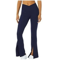 Bigersell ženske pantalone pune duljine hlače Ženske hlače od planove za struk vježbanje vježbanje rastezanje