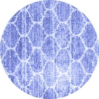Ahgly Company u zatvorenom okruglom sažetkom plavih prostirki savremene površine, 5 'krug