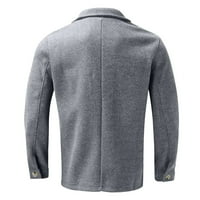 Bomber jakna za muškarce Zimska zgušnjavanje reverske poslovne obloge labave boje Udobnost ventilatori