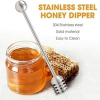 DSSeng Honey and Sirup, nehrđajući čelik Stick Stick Stick Stick Stirrer server za tegljače za med