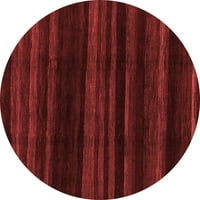 Ahgly Company u zatvorenom okruglom sažetkom Crvene moderne prostirke, 6 'okruglica