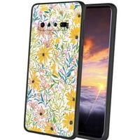 Flowers Telefon futrola, deginirana za Samsung Galaxy S10 + Plus CASE Muške žene, Fleksibilna silikonska