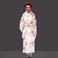 SHPWFBE haljine haljine Ženske dame Fancy haljina Japanska stil kimono Performance tkanina