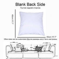Nordijski kreativni crno-bijeli prugasti geometrijski digitalni jastučni jastučni jastučni jastuk pokriva