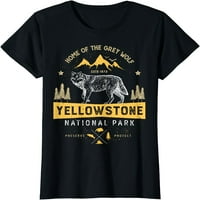 Majica Nacionalni park Yellowstone Nacionalni park SAD Wolf Vintage Majica