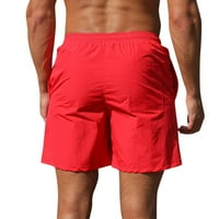 Zrbywb modne muškarče plažne kratke hlače muške casual hlače Solidan trend omladinske ljetne muške dukseve