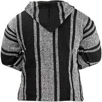 Klasični meksički baja hoodie pulover Poncho