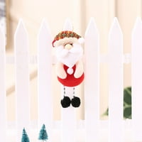 Xmas Tree Vise Ornament Fino izrada ulova za privlačenje očiju Exquisite Slatka ukras snjegović lutka božićno drvce Privjesak