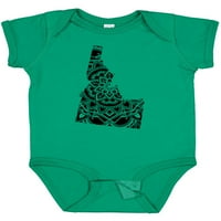 Inktastična Idaho Silhouette mandala poklon baby boy ili baby girl bodysuit