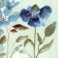 Blue Garden I by Gayle Kabaker Fine Art Poster Print by Gayle Kabaker