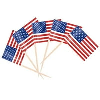 JASHCHAT američki zastava bira za sendviče predjela za predjela Cupcake Toppers Clearence