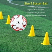 Službena veličina Fudbal Size Soccer PVC za takmičenja Ispiti za obuku službena unutrašnja igra na otvorenom