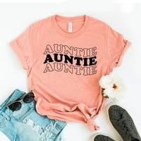 Teta majica tetka, a tetka najbolja poklon smiješna tee ženske modne porodične majice prijatelji Mom Est Idea za sestre